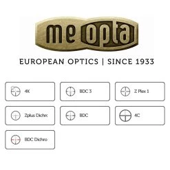 MEOPTA Optika6 3-18x56 BDC 30mm SFP DichroTech Riflescope (653650) -Optics - Telescope media 02394.1634839271
