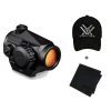VORTEX Optics Crossfire Red Dot 2 MOA Sight With Logo Cap And Microfiber Cleaning Cloth