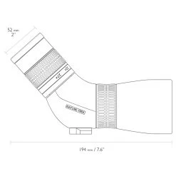 HAWKE Nature Trek 9-27x56 Green Angled Spotting Scope (55210) -Optics - Telescope media 14747.1677574642