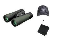 VORTEX Crossfire HD 10x42 Binocular With Logo Black Camo Hat And Microfiber Cleaning Cloth