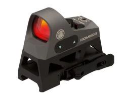 SIG SAUER Romeo3 Miniature 1x25mm Graphite 3 MOA Red Dot Reflex Sight (SOR31002) -Optics - Telescope media 14882.1596573648