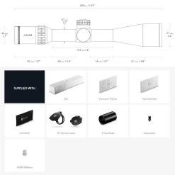HAWKE Frontier 30 SF 4-24x50 Mil Pro IR Black Riflescope (18431) -Optics - Telescope media 17724.1677574512