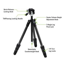 VORTEX Summit Carbon II Tripod With Pan Head (TR-SMC) -Optics - Telescope media 22598.1624356750