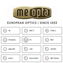 MEOPTA Optika6 3-18x50 30mm SFP BDC Riflescope (653631) -Optics - Telescope media 25940.1613381654