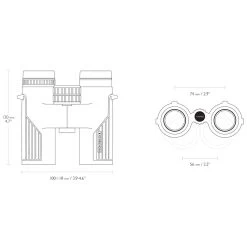 HAWKE Frontier ED X 10x32 Grey Binoculars (38408) -Optics - Telescope media 50201.1677574607