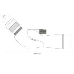 HAWKE Endurance ED 15-45x60 Green Angled Spotting Scope (56194) -Optics - Telescope media 52582.1677574652