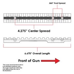 EVOLUTION GUN WORKS Swedish Mauser 3 Hole W/ Hump 20 MOA Picatinny Scope Mount (47032) -Optics - Telescope media 59489.1633270569