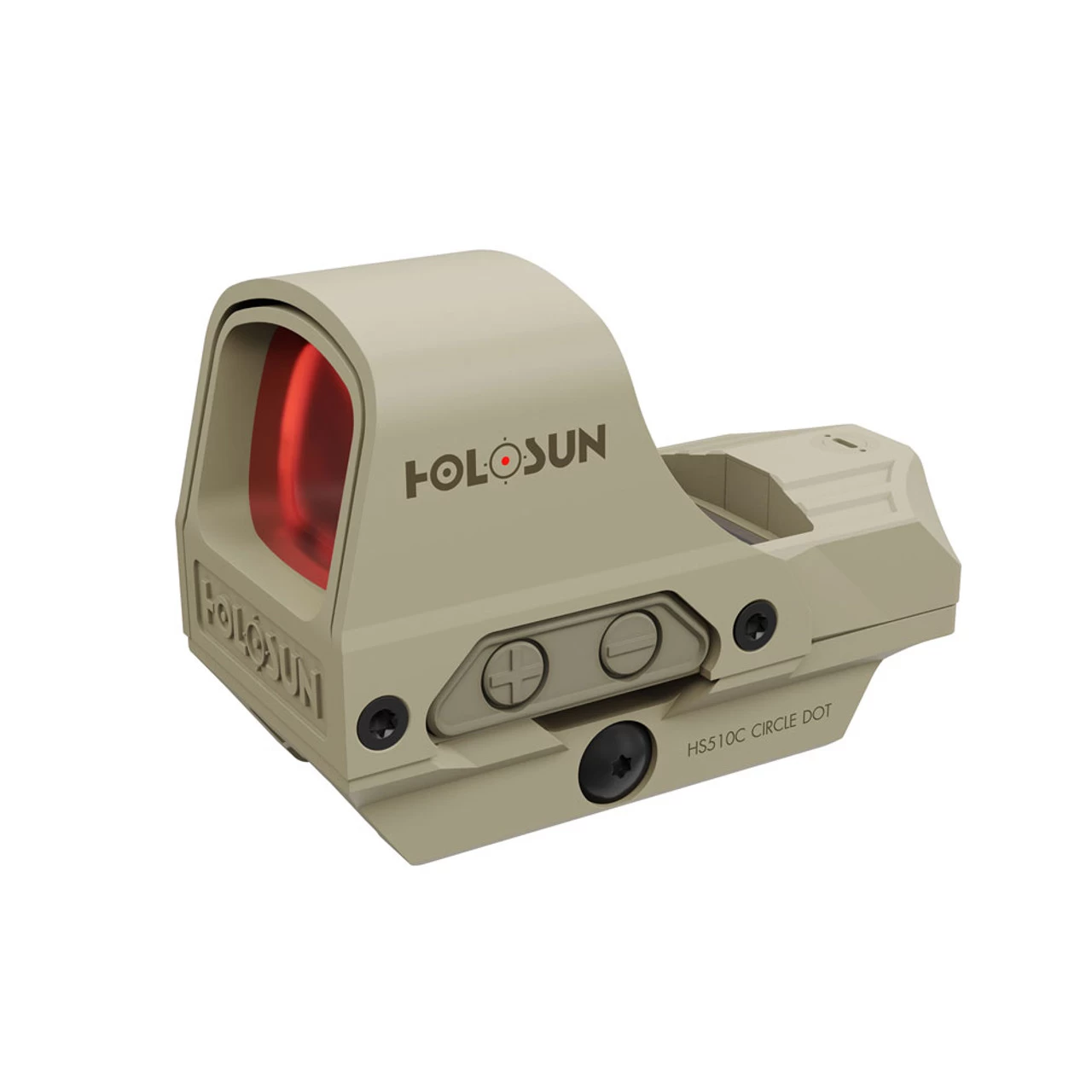 HOLOSUN HS510C 1x Open Reflex Sight (HS510C-FDE) 1 HOLOSUN HS510C 1x Open Reflex Sight (HS510C-FDE)