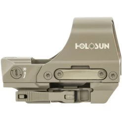 HOLOSUN 510 FDE Shake Awake 1x2/65 MOA Green Circle Dot Reflex Sight (HE510C-GR-FDE) -Optics - Telescope media 72666.1669564058