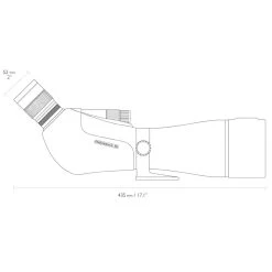 HAWKE Endurance ED 25-75x85 Green Angled Spotting Scope (56203) -Optics - Telescope media 82533.1677574665