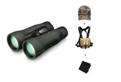 VORTEX Diamondback HD 15x56 Binocular W/ GlassPak Harness Case, Multicam Camo Cap And Microfiber Cleaning Cloth