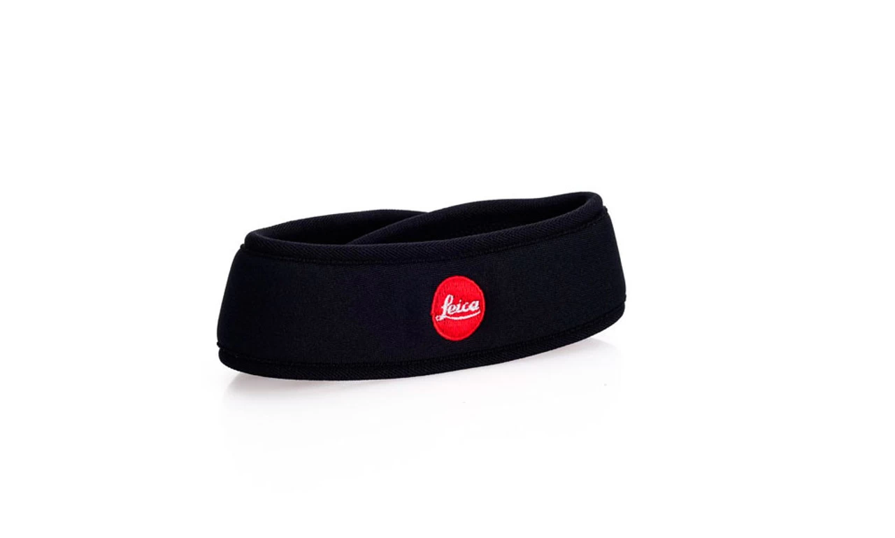LEICA Neoprene Pitch Black Bino Neck Strap (42052) 2 LEICA Neoprene Pitch Black Bino Neck Strap (42052) - Image 2