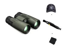 VORTEX Viper HD 10x42mm Binocular With Lens Cleaning Pen, Logo Black Camo Hat And Microfiber Cleaning Cloth