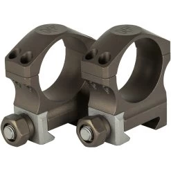 NIGHTFORCE XTRM 1in Medium 30mm Ultralite 4 Screw Dark Earth Ring Set (A677)