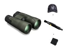 VORTEX Viper HD 10x50mm Binocular With Lens Cleaning Pen, Logo Black Camo Hat And Microfiber Cleaning Cloth