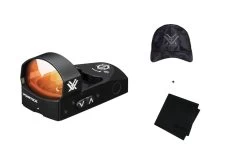 VORTEX Venom 6 MOA Red Dot Sight With Logo Black Camo Hat And Microfiber Cleaning Cloth