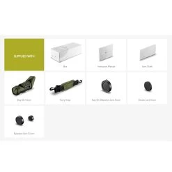 HAWKE Nature Trek 20-60x80 Green Angled Spotting Scope (55201) -Optics - Telescope media 94713.1677574638