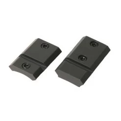 WARNE Maxima CVA-V2 Round Extended Rear 2-Piece Steel Matte Base (M980/982M)