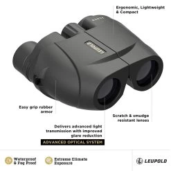 LEUPOLD BX-1 Rogue 8x25mm Compact Black Binocular (59220) -Optics - Telescope media 96673.1678177748
